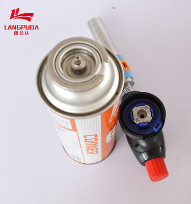 ধাতব 24 সেমি ক্যাসেট গ্যাস টর্চ বার্নার, পোর্টেবল বারবিকিউ ব্লো টর্চ